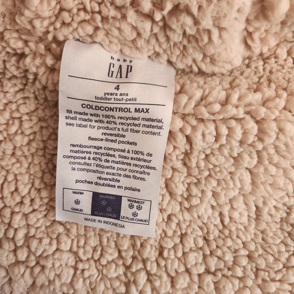 Winter jacket GAP coldcontrol max jacket sherpa 3 4 Y - Picture 5 of 5